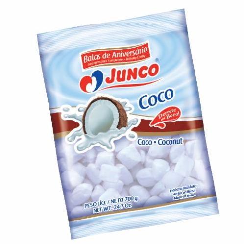 Bala Aniversário Coco Junco 700g