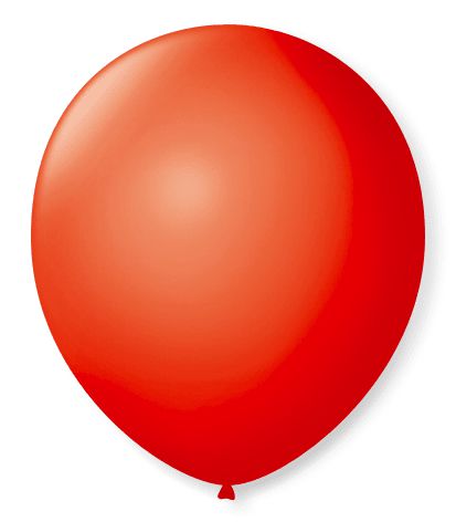 Balão SR Nº7 Vermelho Quente 50 Unidades
