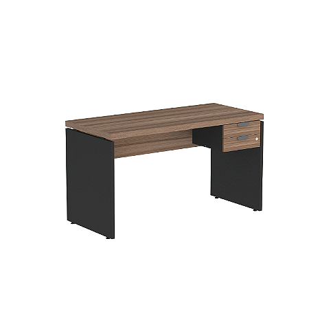 Mesa De Escritório Reta Com Gaveta Painel