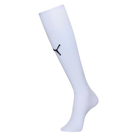 Meião Puma Liga Socks Core Cano Alto - Tam.39-42 Branco/Preto