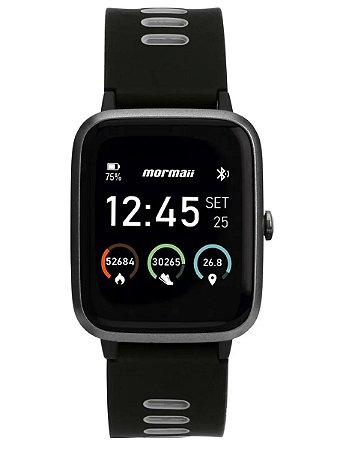 Relógio Smartwatch Mormaii Life Full Display  c/GPS  Bluetooth - 5ATM, 35mm Touch - MOLIFEGAA/8C