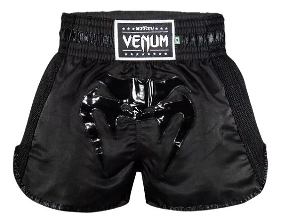 Short Muay Thai Venum Elite Dark - Masculino