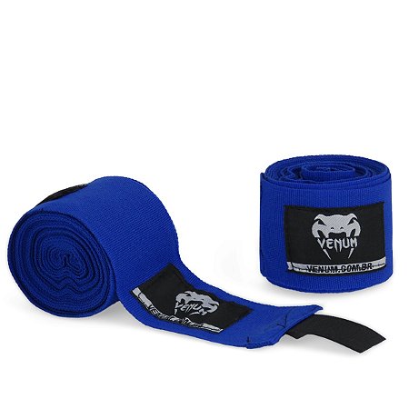 Bandagem Profissional de Boxe Venum 4 Metros - Azul