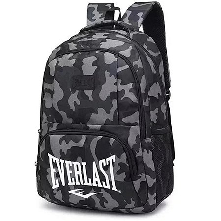 Mochila Everlast Unissex Army 20L - Preto/Cinza