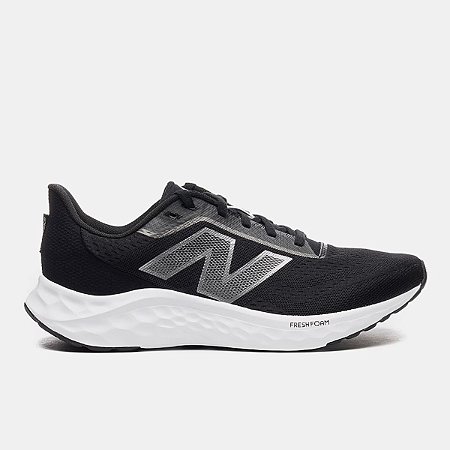 Tênis Masculino New Balance Fresh Foam Arishiv4 - Preto/Prata
