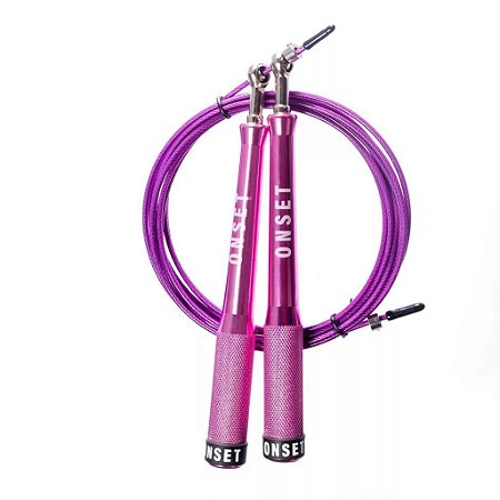 Corda de Pular Speed Rope Onset Fitness 3.0 - Barely Rose/Purple