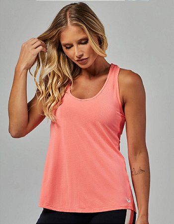 Regata Dry Fit Delmar Laranja Camélia - Vestem