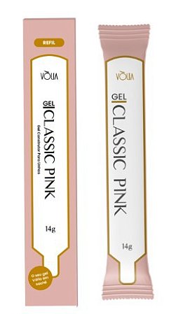 Sachê gel Classic Pink Vòlia (14g)
