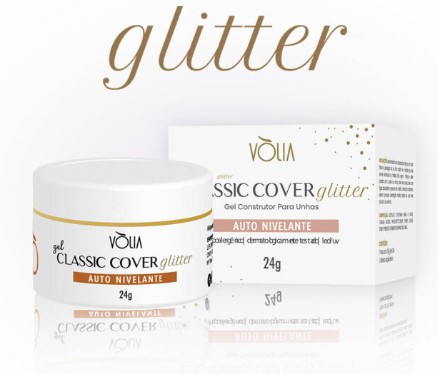 Gel Classic Cover Glitter Vòlia (24g)