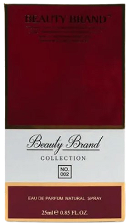 Perfume Beauty Brand de 25ml (002) - Sapatinho Vermelho com veludo