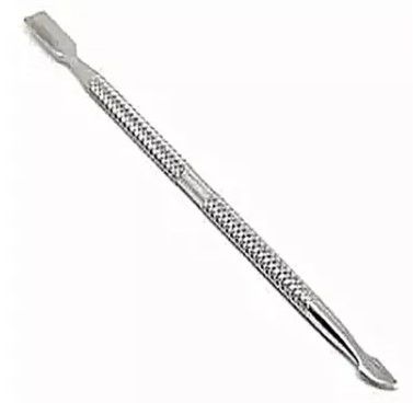 Espátula Dupla Inox Ponta Pequena Para Cutícula (afiada)