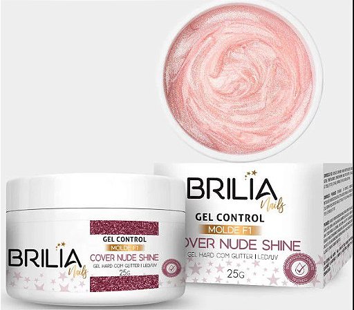 Gel Brilia Nails Control Cover Nude Shine 25g