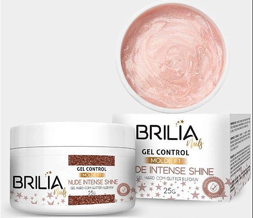 GEL CONTROL NUDE INTENSE SHINE 25G BRILIA NAILS