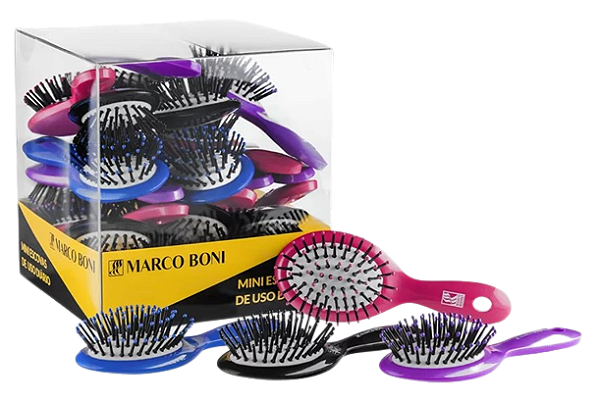 Mini Escova Redonda Para Bolsa