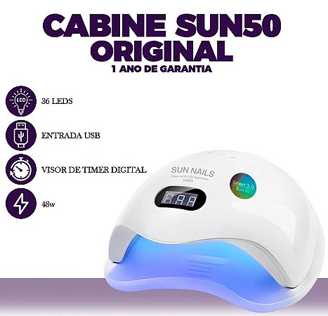 Cabine Led Uv Sun 50 48w