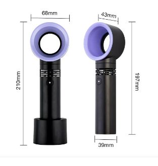 Ventilador para secagem de cola para cílios