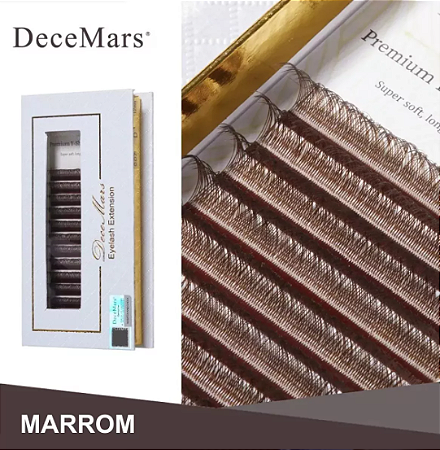 Fio Marrom Y Volume Brasileiro Espessura 007 Curvatura D (mix)