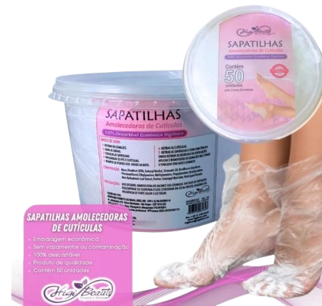 sapatilhas descartaveis