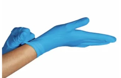 LUVA PROC NITRILO BLUE PREMIUM QUALITY MEDIO