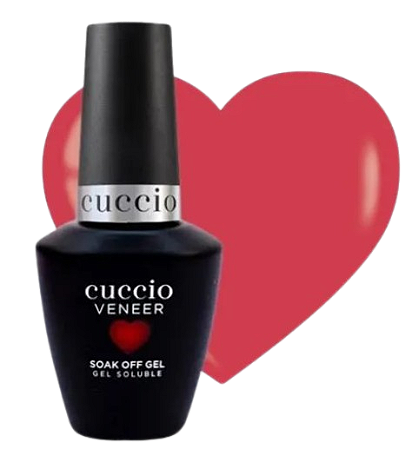 Esmalte Gel Cadmium Red Led Uv 13 ml Hema Free Cuccio