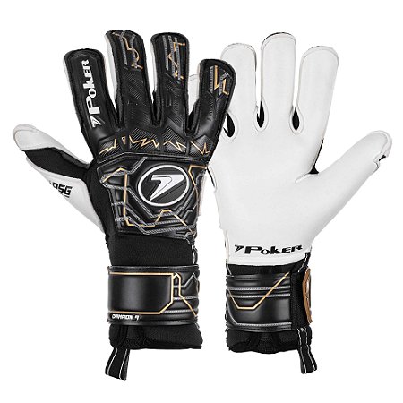 Luva de Goleiro Poker Champion 9 Preta