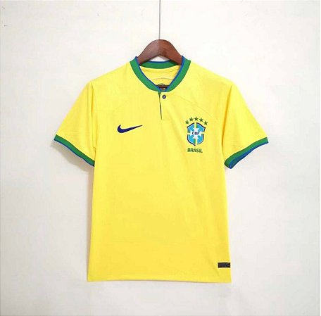 Camisa De Futebol Brasil 2022  AMARELA
