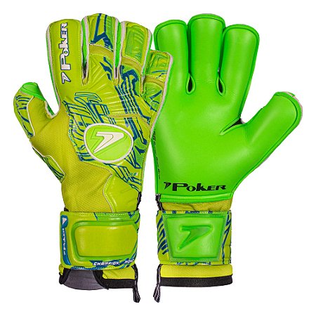 Luva de Goleiro Poker Champion 7 Extended MONO Verde