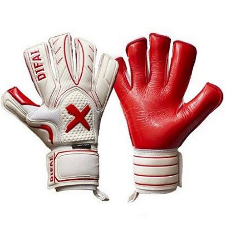 Luva De Goleiro Profissional Difai Jump Red