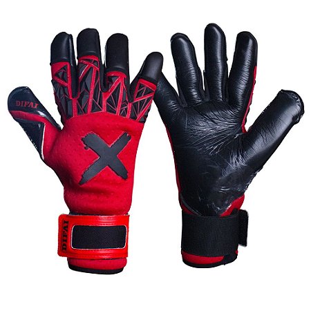 Luva De Goleiro Profissional Difai Hybrid Red Lançamento