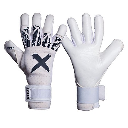Luva De Goleiro Profissional Difai Hybrid White Lançamento