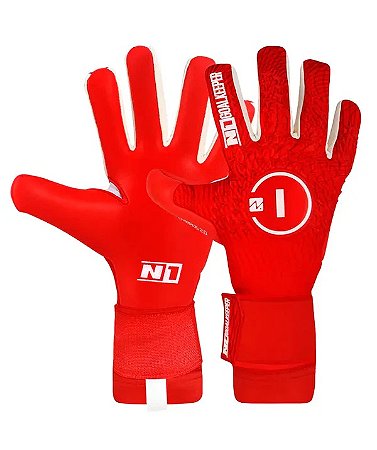 Luva de Goleiro Profissional N1 Scorpius 2.0  All Red