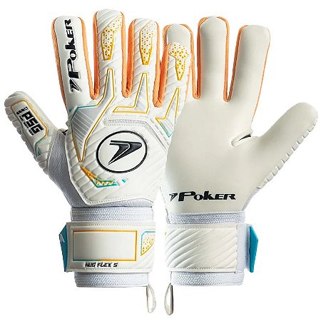Luva De Goleiro Hug Flex 5 Pro Branca