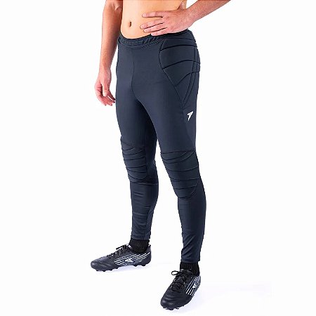 Calça Goleiro Poker Slim Crono Proteção Lateral Joelho +uv50