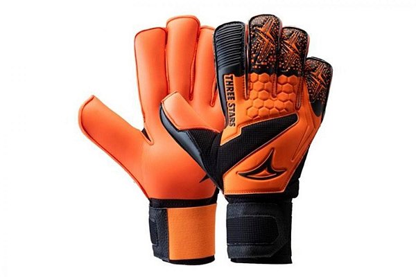 Luva Three Stars Sky laranja