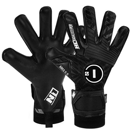 Luva de Goleiro Profissional N1 Ares Black 2.0