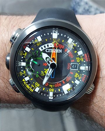 Relógio Citizen Cirrus Altichron Eco Drive Bn4034-01e