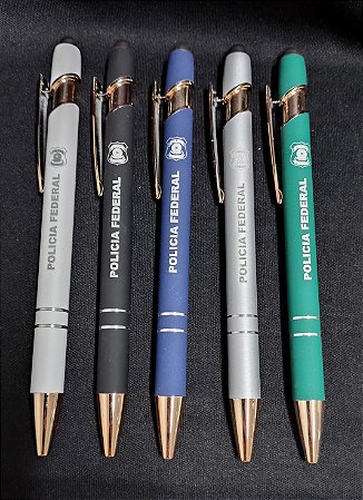 Caneta metal touch personalizada