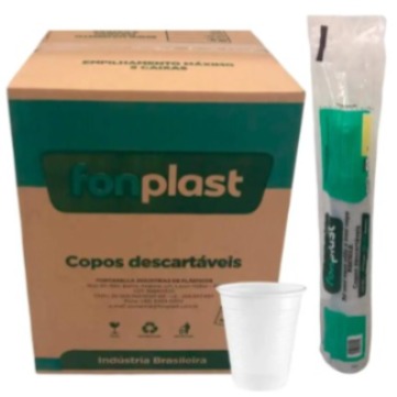 COPO DESCART 180ML BRANCO CX.2500