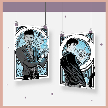 Pôsteres | Magnus e Alec (SHC)