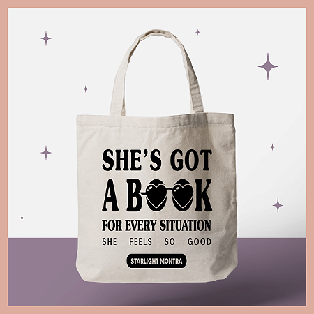 Ecobag | She's got a book for every situation