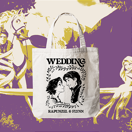 Ecobag | Rapunzel & Flynn (Enrolados)