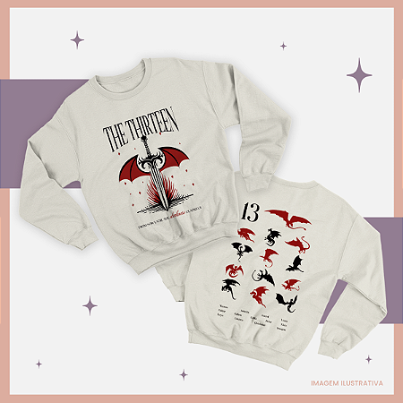 Moletom | As Treze - The Thirteen (Trono de Vidro)
