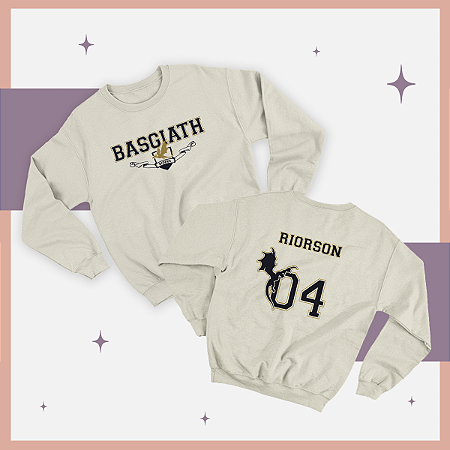 Moletom | College Xaden OU Violet (Quarta Asa)