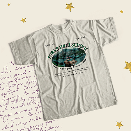 Camiseta | Forks High School - Home of the Spartans (Crepúsculo)