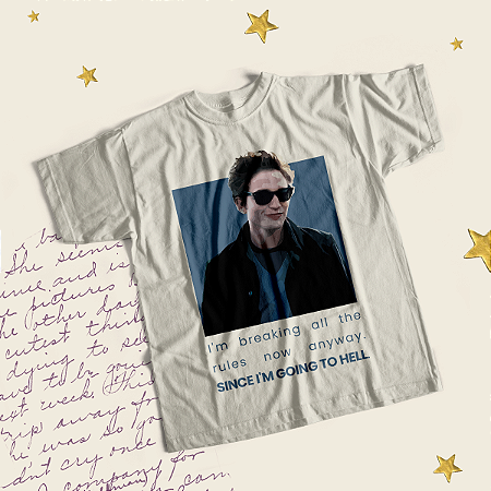 Camiseta | Edward Cullen "Since i'm going to hell" (Crepúsculo)