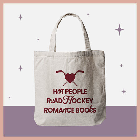 Ecobag | Hot people read hockey romance books