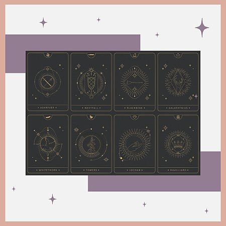Cards | Famílias de Trono de Vidro (Kit com 8)