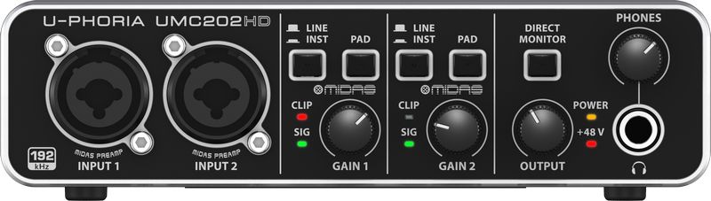 Interface de audio - UMC202HD - Behringer