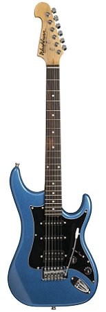 Guitarra Washburn S2HMBL azul, capta. H/S/S headstock inver.