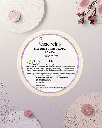 Sabonete Facial Porcelana Dolomita e Erva doce